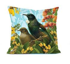 Botanical Tui cushion cover