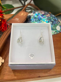 Sterling Silver Kowhai Flower Earrings