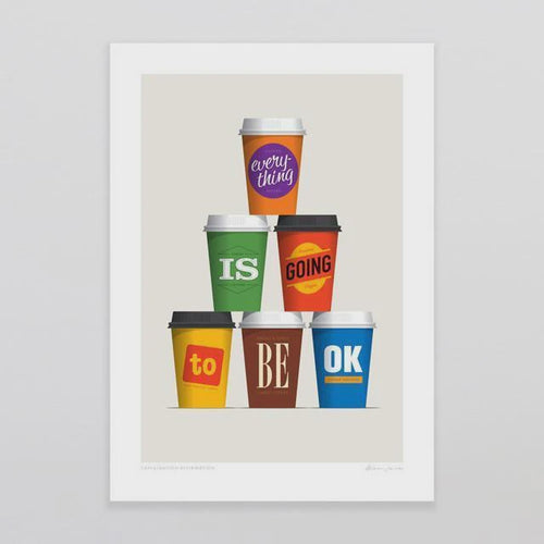 A4 Art Print - Caffeination Affirmation