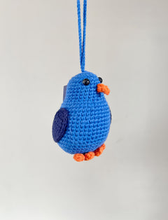 Handmade Crochet NZ Birds Hanging Decoration