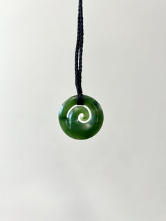 Greenstone / Pounamu Koru Matt 30mm-40mm