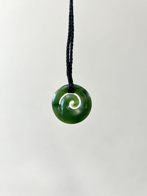 Greenstone / Pounamu Koru Matt 30mm-40mm