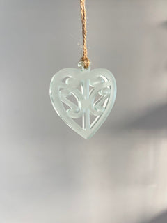 SONZ Acrylic Kowhaiwhai Heart Wall Decoration