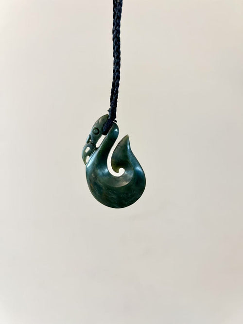 Greenstone / Pounamu Pendant Manaia Matt 45mm