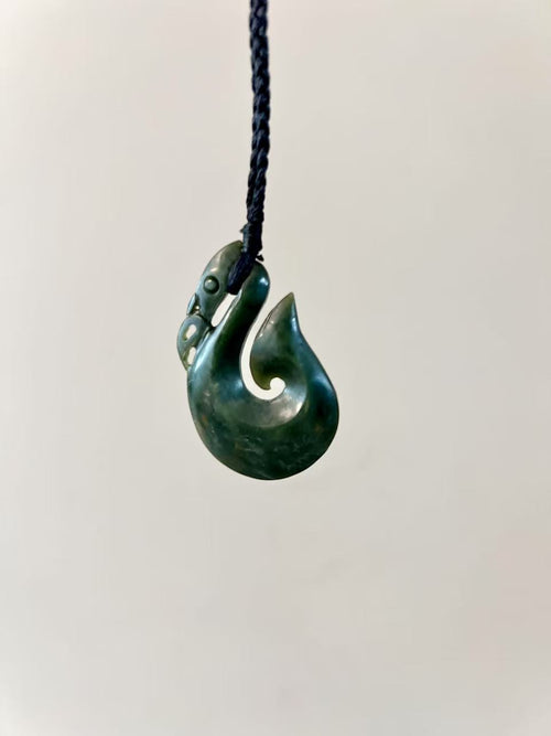 Greenstone / Pounamu Pendant Manaia Matt 45mm