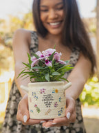 Crock Planter Med - You Make the World Better