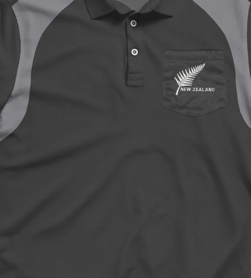 Mens Dri Fit Polo - Silver Fern