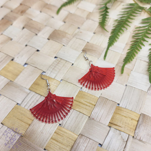 Earrings Pohutukawa