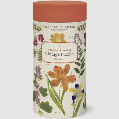 Cavallini & Co - Pressed Flowers 1000 Piece - Vintage Puzzle
