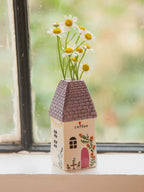 Cottage Bud Vase - Coffee