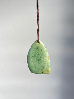 Greenstone / Pounamu Pendant Freeform 75mm