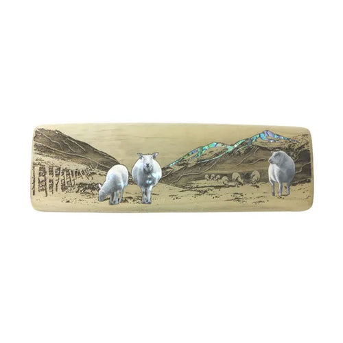 Recyclewood Wall Art - Paua Sheep