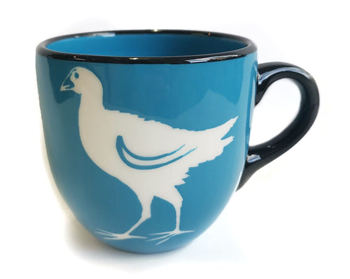 Blue Pukeko Ceramic Mug NZ Made