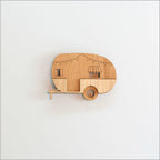 NZ Bamboo Magnet -  Caravan