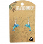 Paua Earrings Small Dolphin