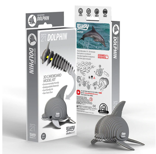 3D Cardboard Kit Set - Dolphin