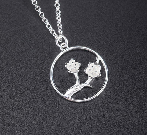Sterling Silver Necklace - Manuka Branch