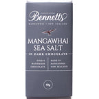 Mangawhai Sea Salt & Dark Chocolate Bar Bennetts Chocolate