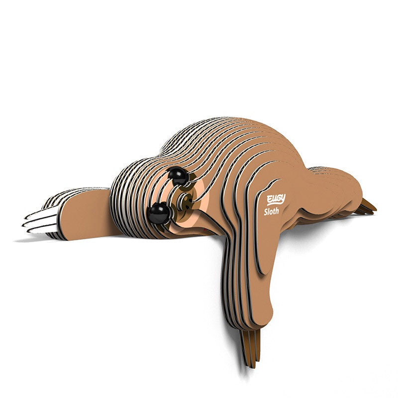 3D Cardboard Kit Set - Sloth – gecko in the village