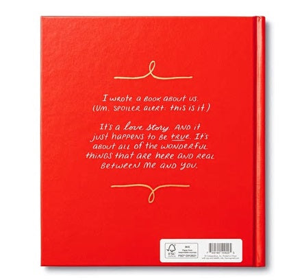 Gift Book I Wrote A Book About Us