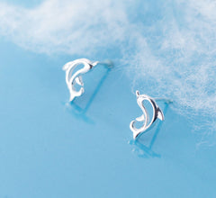 Sterling Silver Earrings - Little Dolphin