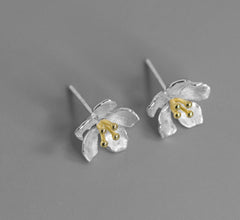 Sterling Silver Earrings - Manuka Flowers