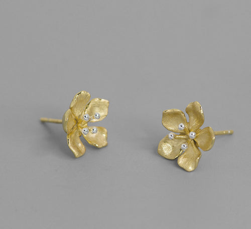 Sterling Silver Earrings - Manuka Flowers