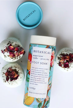 Peppermint, Vanilla + Green Clay Foot Soak Trio