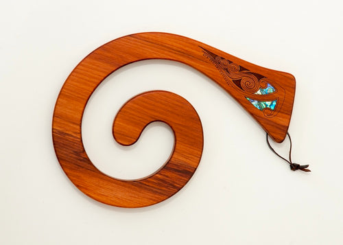 Rimu Single Tablemat With Paua Inlay