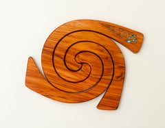 Rimu 3 in 1 Tablemat With Paua Inlay