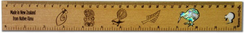 Rimu Ruler 30 cm - Paua Kiwi