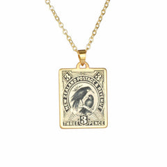 Huia– 1898 Pictorial Stamp Necklace