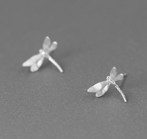 Sterling Silver Earrings - Dragonfly