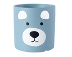 Cute Bear Face Planter - Sky Blue