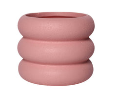 Ceramic Planter Doughnut - Pale Pink
