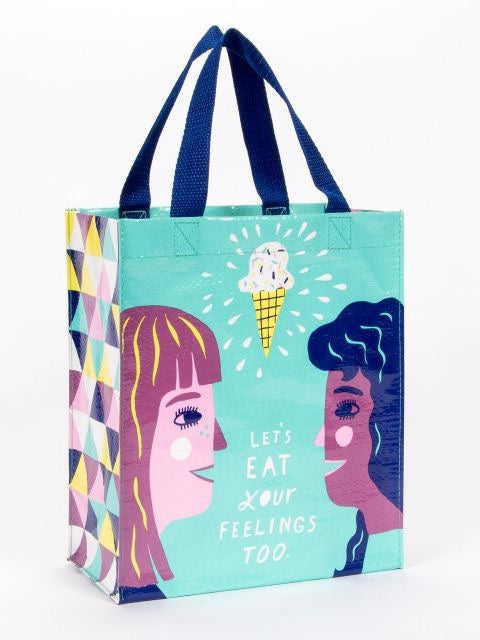 Blue Q Blue Skies and French Fries Handy Tote