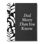 Gift Book Dad, More Than You Know