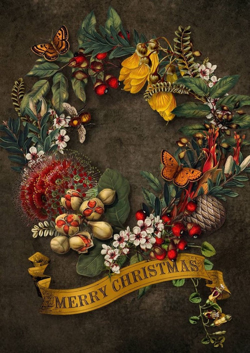 Christmas Card - Wolfkamp & Stone - Old Masters Marry Christmas