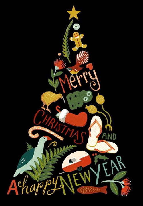 Christmas Card - Wolfkamp & Stone - Merry Christmas Tree