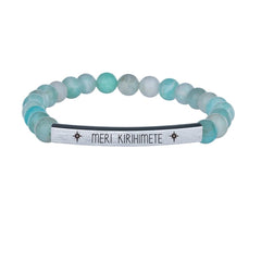 Meri Kirihimete Gemstone Bracelet - Amazonite
