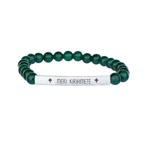 Meri Kirihimete Gemstone Bracelet - BC Nephrite Jade