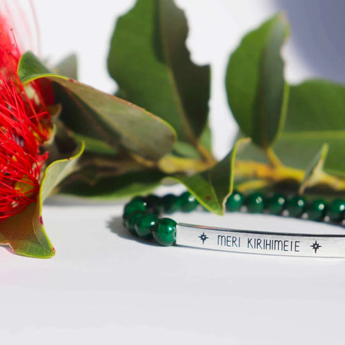 Meri Kirihimete Gemstone Bracelet - BC Nephrite Jade