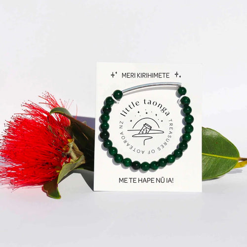 Meri Kirihimete Gemstone Bracelet - BC Nephrite Jade