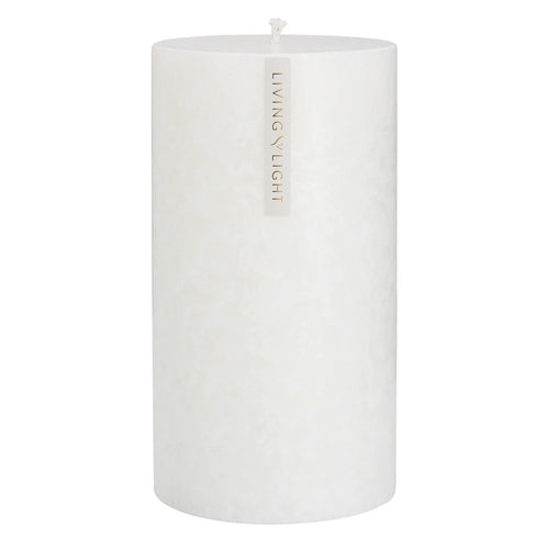 Pinot Blanc Pillar Candle (White) Large 100mm