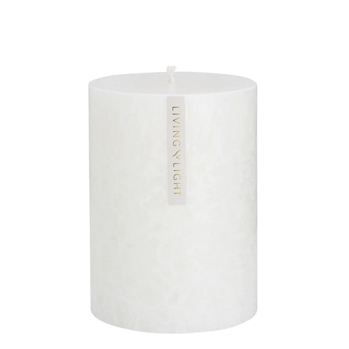 Pinot Blanc Pillar Candle (White) Medium 100mm
