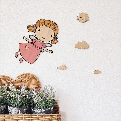 Pine Wall Art : Fairy Girl