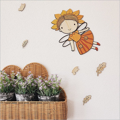 Pine Wall Art : Flower Fairy