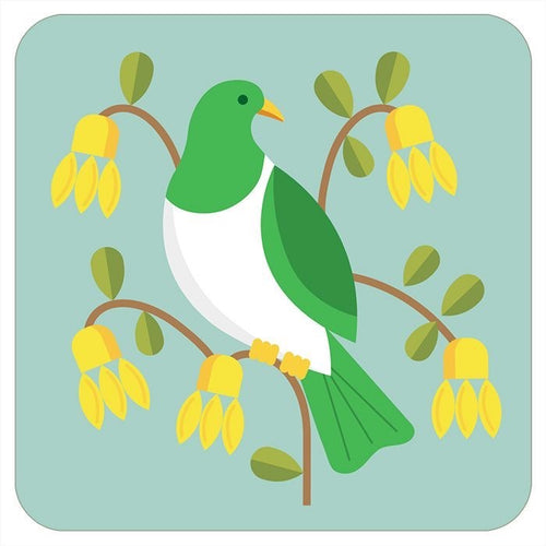 Coaster - Kereru / Wood Pigeon