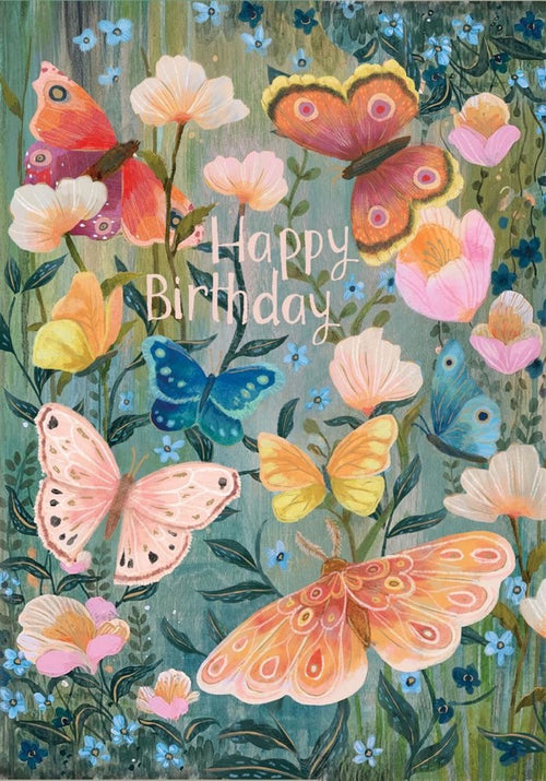 Roger La Borde - Beautiful Butterflies - Birthday Card