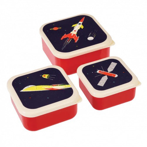 Space Age Snack Boxes Set of 3